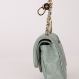 Chanel 2025 Lambskin Nano Charm Double Flap GHW