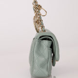 Chanel 2025 Lambskin Nano Charm Double Flap GHW