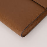 Hermès 2021 Beige De Walmer Epsom Clic Wallet on Strap GHW