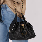 Chanel 25 Caviar Small Shoulder Bag