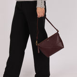 Loewe Calfskin Dark Burgundy Fold Pouch