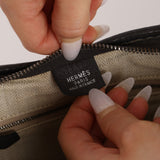 Hermès 2014 Graphite Taurillon Clemence Gao Hobo Bag