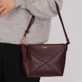 Loewe Calfskin Dark Burgundy Fold Pouch
