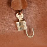 Hermès 1997 Gold Courchevel Retourne Birkin 35 GHW