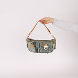 Limited Edition Louis Vuitton Monogram Denim Patchwork Pouchy