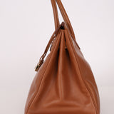 Hermès 1997 Gold Courchevel Retourne Birkin 35 GHW