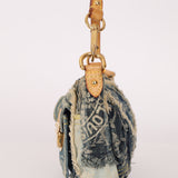 Limited Edition Louis Vuitton Monogram Denim Patchwork Pouchy