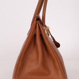 Hermès 1997 Gold Courchevel Retourne Birkin 35 GHW