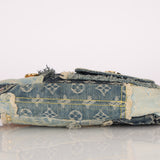 Limited Edition Louis Vuitton Monogram Denim Patchwork Pouchy