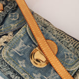 Limited Edition Louis Vuitton Monogram Denim Patchwork Pouchy