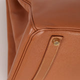 Hermès 1997 Gold Courchevel Retourne Birkin 35 GHW