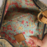 Limited Edition Louis Vuitton Monogram Denim Patchwork Pouchy