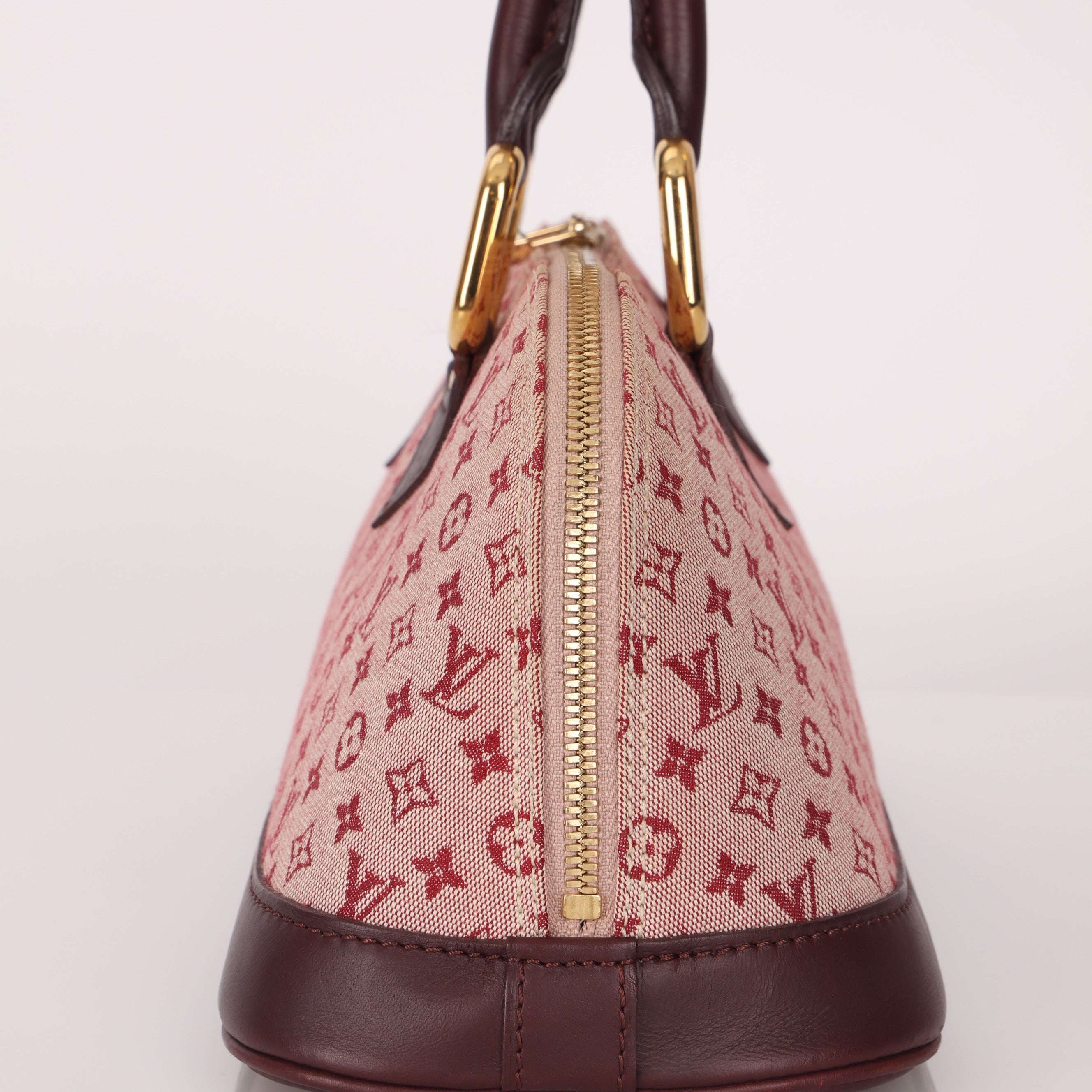 Louis Vuitton Cherry Monogram Mini Lin Horizontal Alma Bag