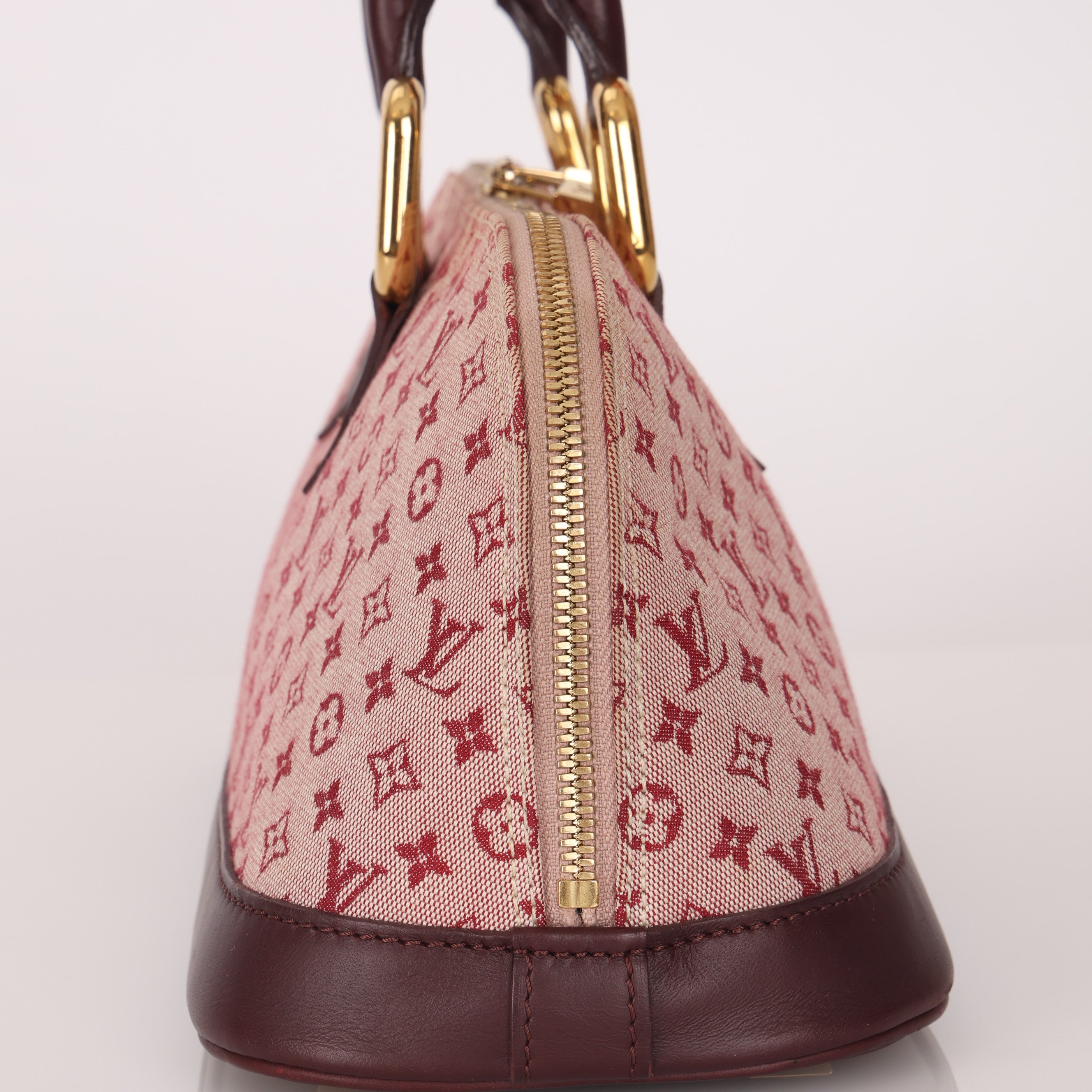 Louis Vuitton Cherry Monogram Mini Lin Horizontal Alma Bag