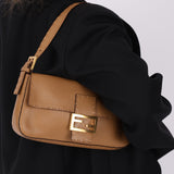 Fendi Leather Selleria Baguette GHW