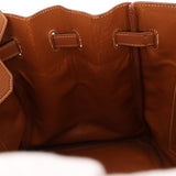 Hermès 1997 Gold Courchevel Retourne Birkin 35 GHW