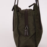 Prada Lambskin Trimmed Metropolitan Tessuto Tote