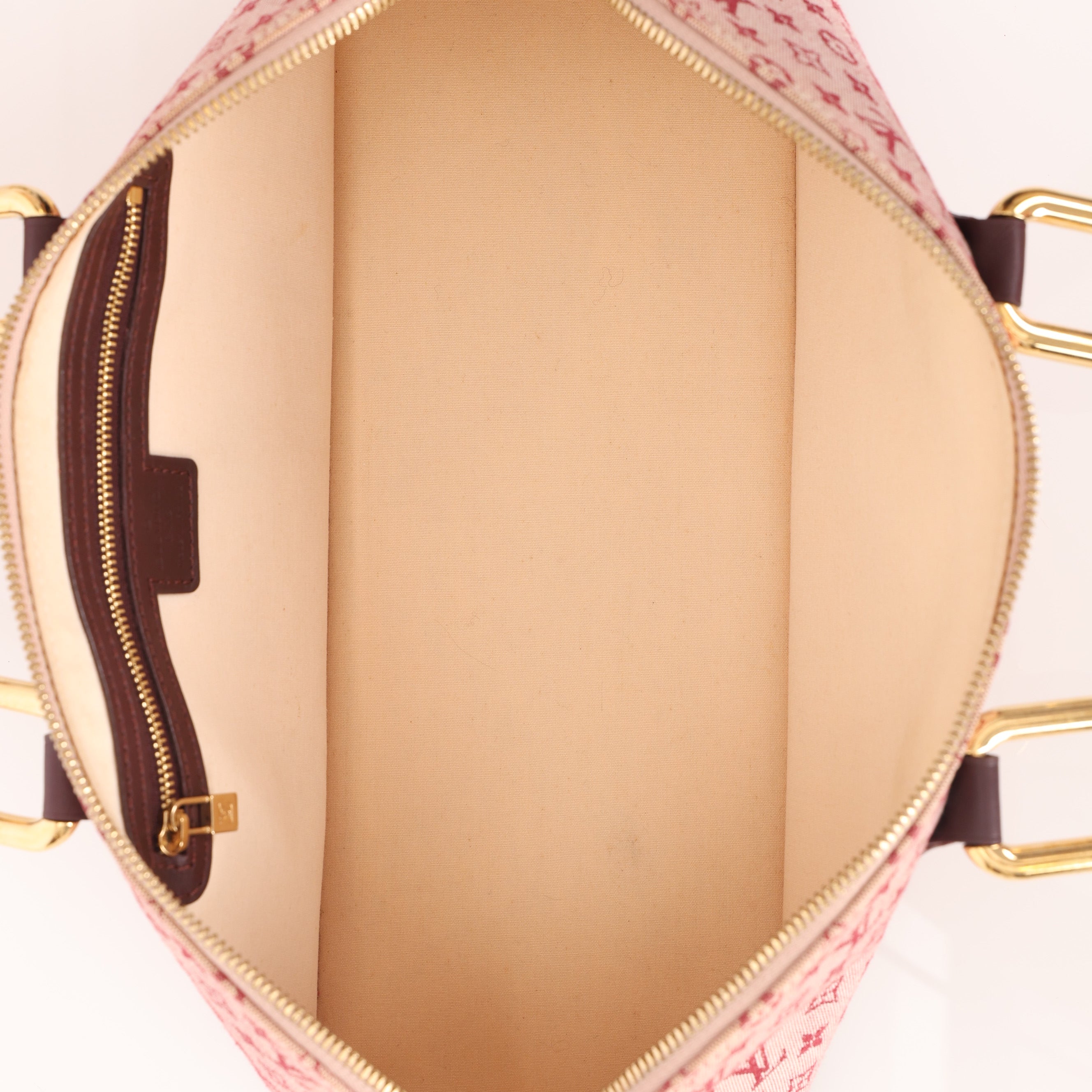 Louis Vuitton Cherry Monogram Mini Lin Horizontal Alma Bag