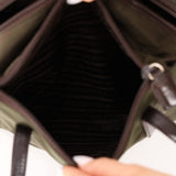 Prada Lambskin Trimmed Metropolitan Tessuto Tote