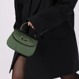 Gucci Satin Green Mini Top Handle