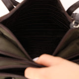 Prada Lambskin Trimmed Metropolitan Tessuto Tote