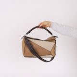 Loewe Tricolor Medium Puzzle Bag