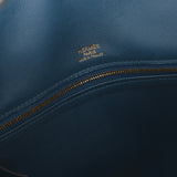 Limited Edition Hermès 2012 Veau Doblis Swift Grizzly Bleu Tempete Birkin 30 Retourne GHW
