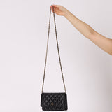 Chanel 2018 Caviar Wallet on Chain