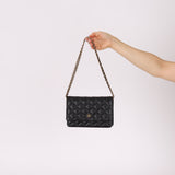 Chanel 2018 Caviar Wallet on Chain