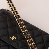 Chanel 2018 Caviar Wallet on Chain