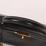 Hermès 1964 Noir Box Calf Retourne Kelly 28