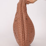 Ultra-Rare Bottega Veneta Medium Lambskin Exotic Butterfly Intrecciato Medium Hobo
