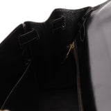 Hermès 1964 Noir Box Calf Retourne Kelly 28