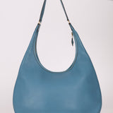 Hermès 2002 Blue Jean Gao Hobo PHW