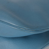 Hermès 2002 Blue Jean Gao Hobo PHW