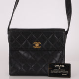 Chanel 1996 Caviar Box Flap Crossbody 24K GP