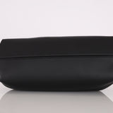 Fendi Small Black First Clutch with Fendi Zucca Strap