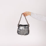 Prada Nappa Paillettes Chain Handle Bag