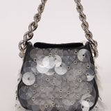 Prada Nappa Paillettes Chain Handle Bag