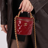 Chanel 2022 Patent Afternoon Tea Vanity Crossbody