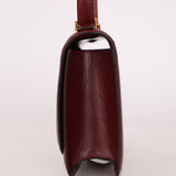 Rare Hermès 1980 Boxcalf & Crinoline Sologne Shoulder Bag GHW
