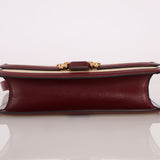 Rare Hermès 1980 Boxcalf & Crinoline Sologne Shoulder Bag GHW