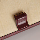 Rare Hermès 1980 Boxcalf & Crinoline Sologne Shoulder Bag GHW
