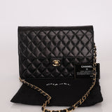 Chanel Lambskin Turnlock Single Half Flap 24K GP