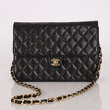 Chanel Lambskin Turnlock Single Half Flap 24K GP