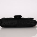 Fendi Leather Trimmed Ponyhair Baguette