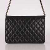 Chanel Lambskin Turnlock Single Half Flap 24K GP