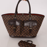 Louis Vuitton Damier Ebene Manosque and Louis Vuitton Mini Bag