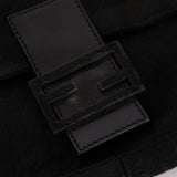Fendi Leather Trimmed Ponyhair Baguette