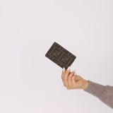 Fendi Nappa Dual Sided Zucca Card Holder